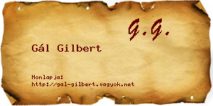 Gál Gilbert névjegykártya